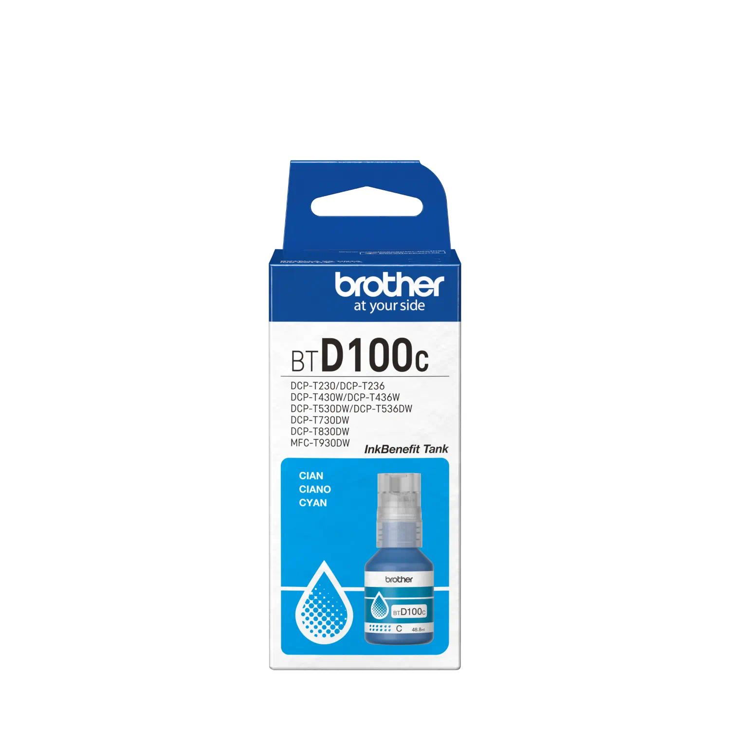 Brother BTD100C Cyan