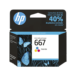 HP 667 Tri-color