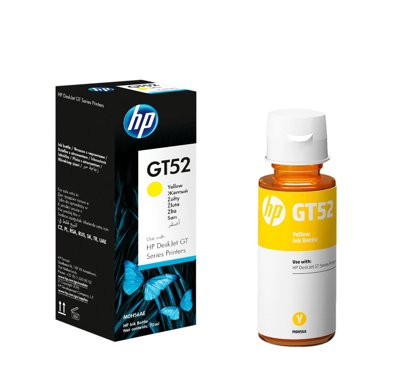 HP GT52 Yellow